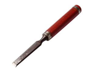Rusty wood chisel tool