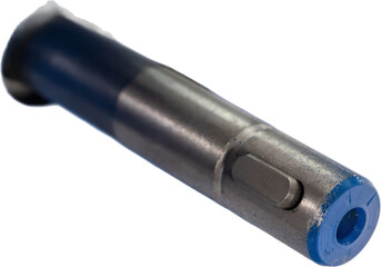 Metal shaft with spline and cap