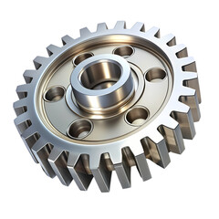 PrecisionEngineered Gear A CloseUp View of a Metal Cogwheel