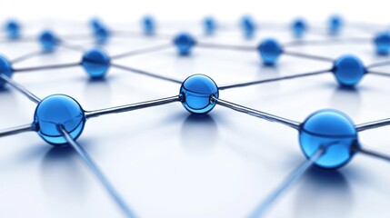 Abstract network structure image