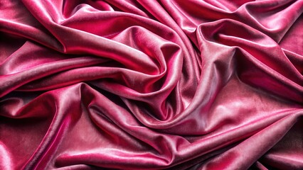 Fototapeta premium Night photography reveals a rose gold velvet's soft, pink velour fluffiness; a metallic cotton wool dream.
