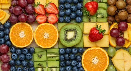 "Fruit Mosaic Tiles"
