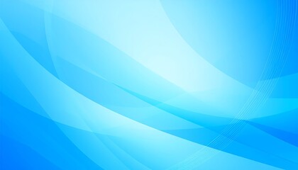 Obraz premium Abstract light blue curves (1)