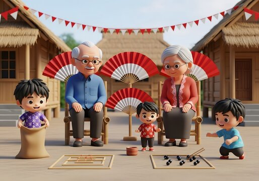 Indonesian Family Tradition Day