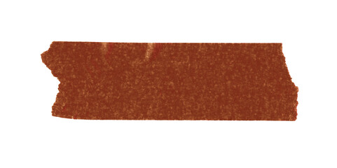 brown sticker paper tape washi tape high quality isolated	
