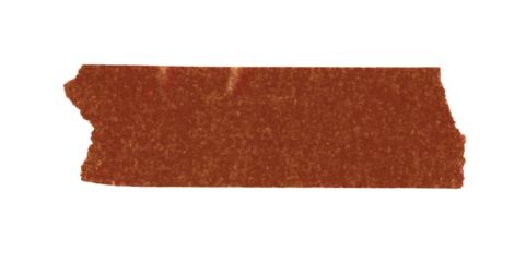 brown sticker paper tape washi tape high quality isolated	
