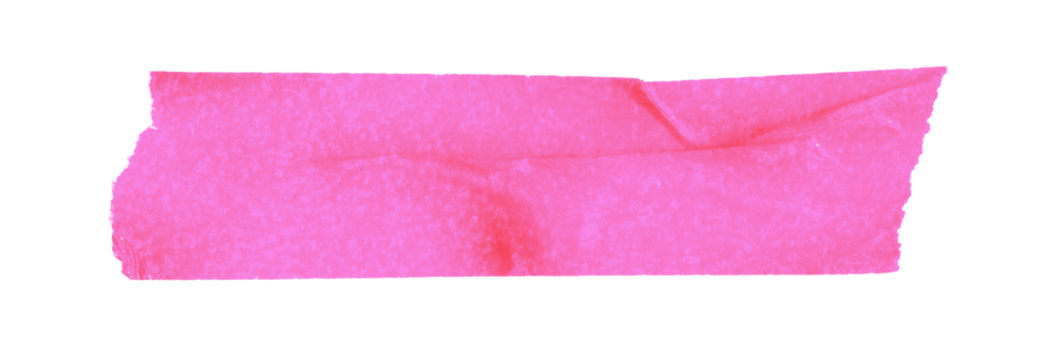 pink sticker paper tape washi tape high quality isolated	
