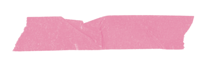 pink sticker paper tape washi tape high quality isolated	
