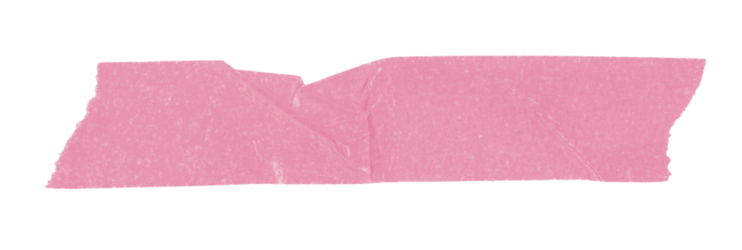 pink sticker paper tape washi tape high quality isolated	
