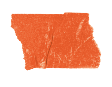 orange sticker paper tape washi tape high quality isolated	
