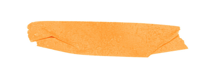 orange sticker paper tape washi tape high quality isolated	
