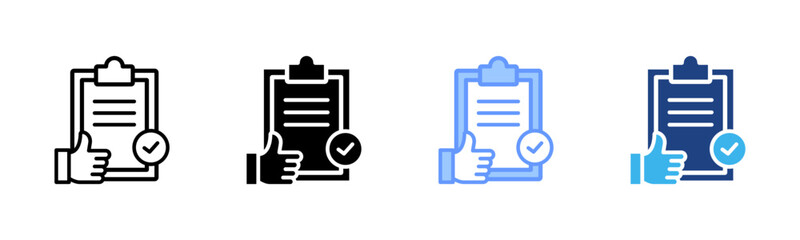 Compliance icon set multiple style collection