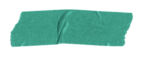 turquoise sticker paper tape washi tape high quality isolated	
