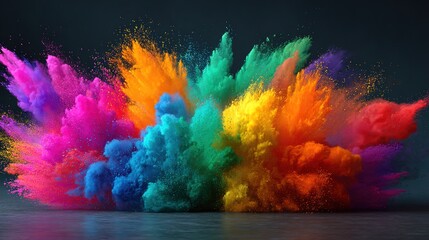 abstract colorful background with bubbles