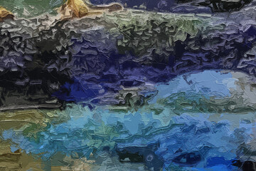 Various oil paintings, flowers, streams, birds, roses, peonies, landscapes, forests, and beautiful scenery