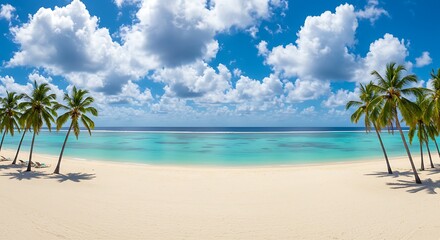 Obraz premium Unwind by the Waves Discover Your Perfect Beach Vacation, Tropical Bliss Where Summer Never Ends