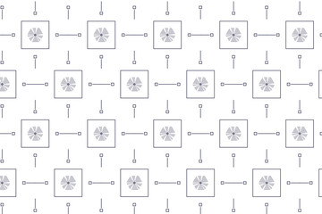 Clean and versatile geometric thin line Seamless Pattern, perfect for branding, social media, and packaging layouts. Styled in minimalist modular symmetry for Graphic Designers and Brand Designers