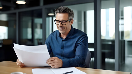 businessman working in office