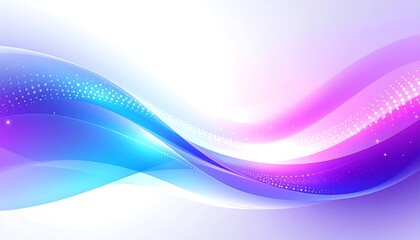 Abstract flowing waves of vibrant color