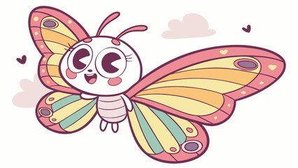 butterfly on a white background