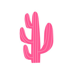 pink cactus vector women's day