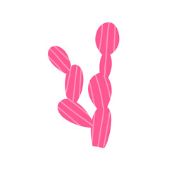 pink cactus vector women's day