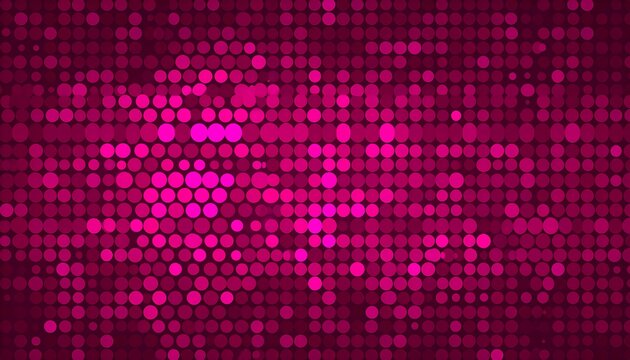 Abstract background of glowing pink circles - Powered by Adobe