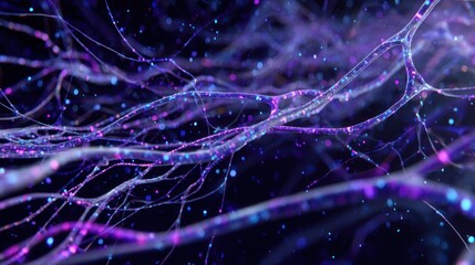 Neural Network Brilliance: A captivating visual representation of a neural network, with intricate pathways illuminated by vibrant colors, showcasing the elegance of artificial intelligence.