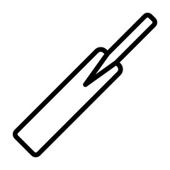Cricket Bat Vector Filled Icon Design