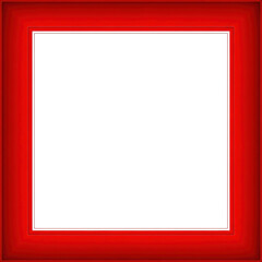 Bold red and white bordered frame with a distressed texture, perfect for highlighting important content or creating impactful designs