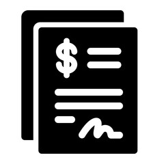 Business Contract Documents Icon