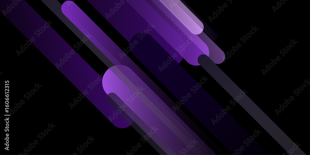 Wall mural dynamic abstract design featuring vibrant lines on a sleek background. straight lines and round tail
