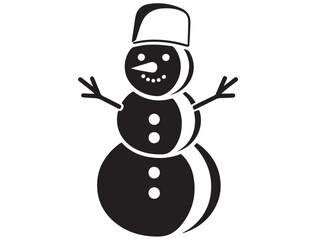 SNOWMAN SILHOUETTE