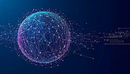 Abstract digital sphere network