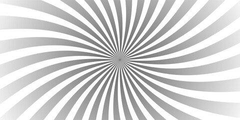 Ray sun light. Sunburst background. Radial circle line. Pattern starburst. Comic beam lines. Sun effect rays. Abstract firework. Concentration stripe. Cartoons lightning style. Vector illustration