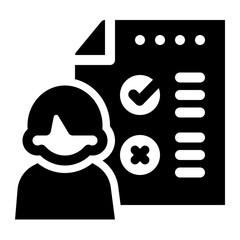 Person Reviewing Document Checklist