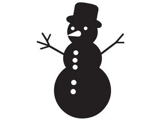 SNOWMAN SILHOUETTE