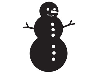 SNOWMAN SILHOUETTE