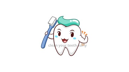 clean and healthy teeth