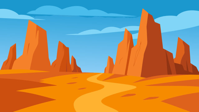 A Landscape of Yardangs Streamlined Ridges of Rock