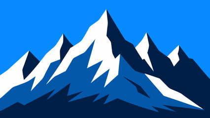 Observe the Dramatic Razor Backed Ridges of a Mountain Range