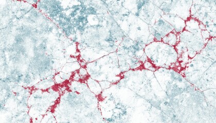Abstract marble texture with white blue and magenta veins showing cracked pattern and surface detail