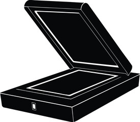 Laptop Icon  Open Angle View