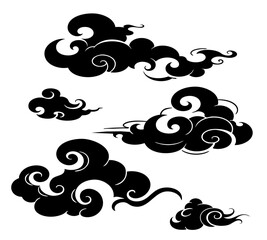 和風の雲