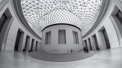 Grand hall with glass dome