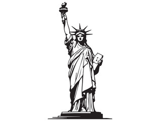 STATUE OF LIBERTY SILHOUETTE