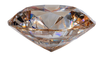 Dazzling diamond on black, a stunning display of brilliance and luxury sparkling.