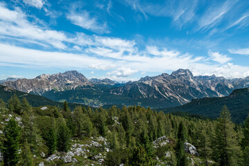mountain landscape with snow