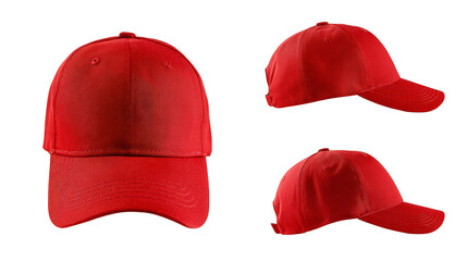 Red baseball cap held firmly in a white vise, striking contrast in sports and tools.