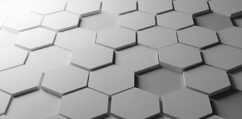 Elevating Hexagonal Tiles Wallpaper

